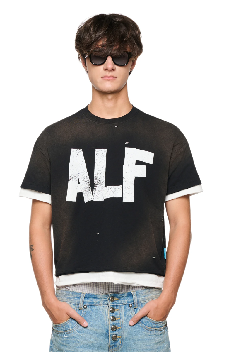Alfaer Layering Sunfaded Tee