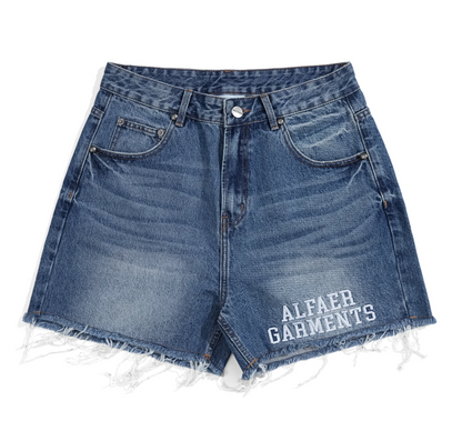 Alfaer Quiet Bravery Washed Tee / Denim Shorts