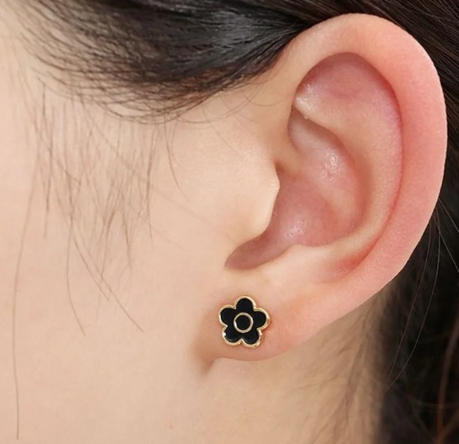 日本直送Mary Quant  Colorful epoxy earrings