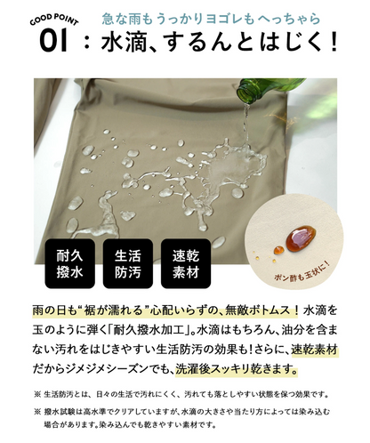 Direct from Japan: Water-repellent, Cooling Touch Half Pants