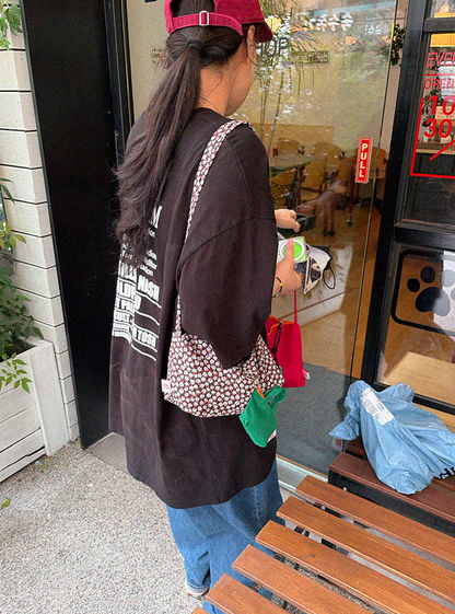 韓國直送Jammyfinger Flower Boat Short Cross Bag -3 Color