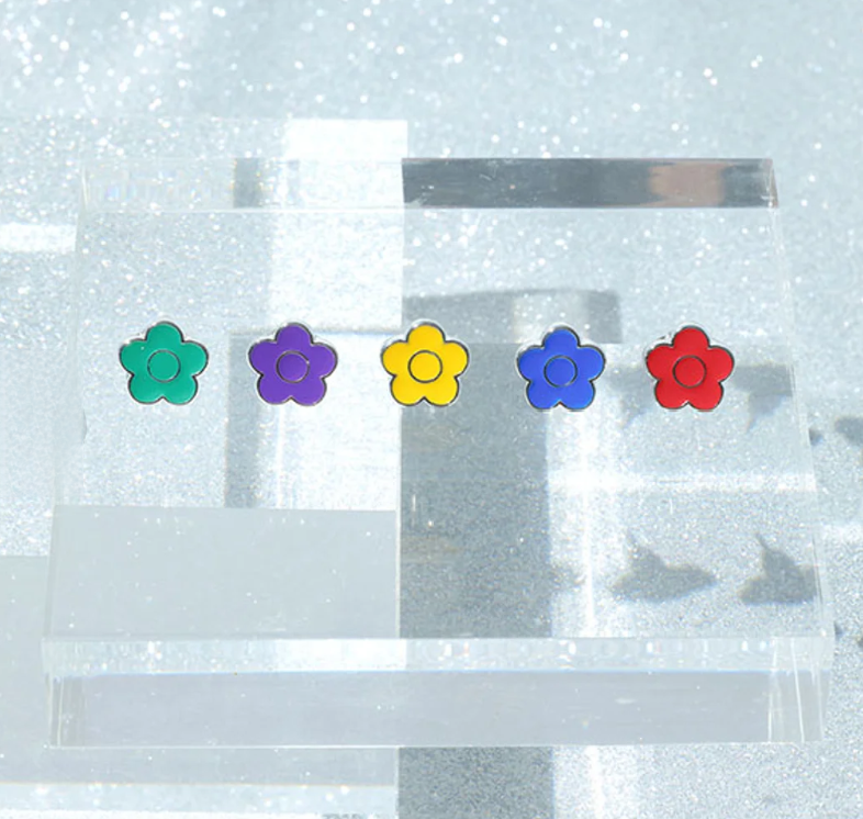 日本直送Mary Quant  Colorful epoxy earrings