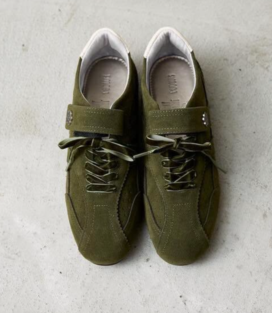 Direct from Japan: Mary Quant × Publux Faux Suede Velour Ribbon Velcro Sneakers