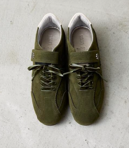 Direct from Japan: Mary Quant × Publux Faux Suede Velour Ribbon Velcro Sneakers