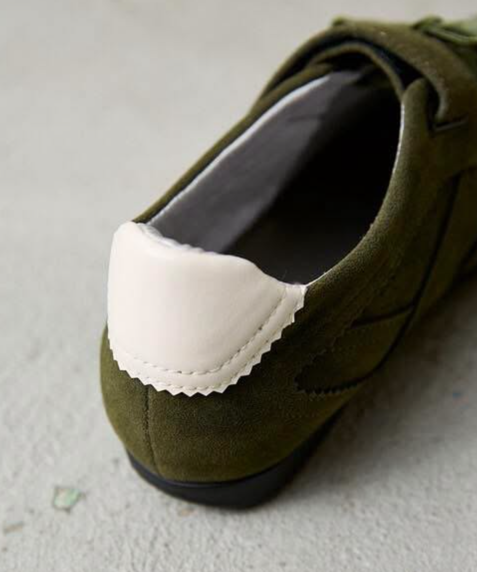 Direct from Japan: Mary Quant × Publux Faux Suede Velour Ribbon Velcro Sneakers