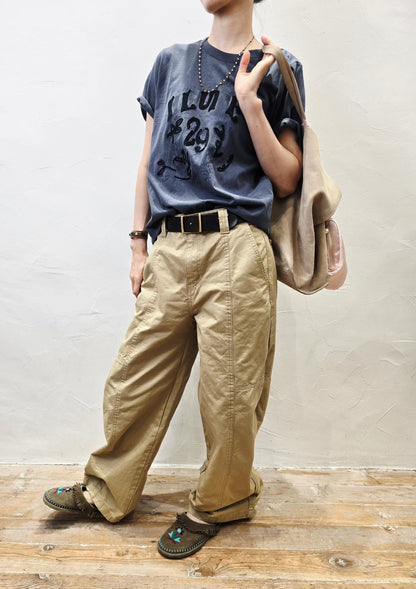 韓國直送Doodle Printed Vintage Tee