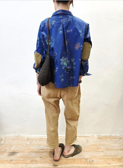 韓國直送Heritage Floral Elbow-Patch Shirt / Pants