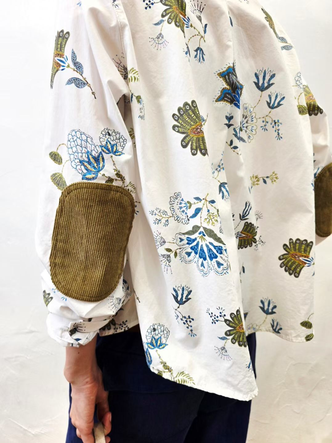 韓國直送Heritage Floral Elbow-Patch Shirt / Pants