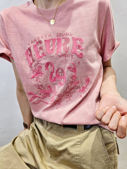 韓國直送Doodle Printed Vintage Tee
