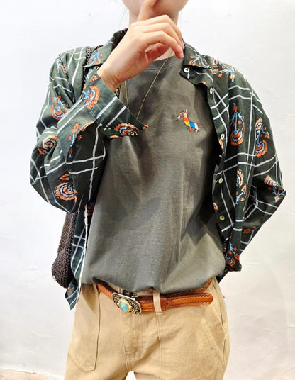 韓國直送Antique Flora Shirt