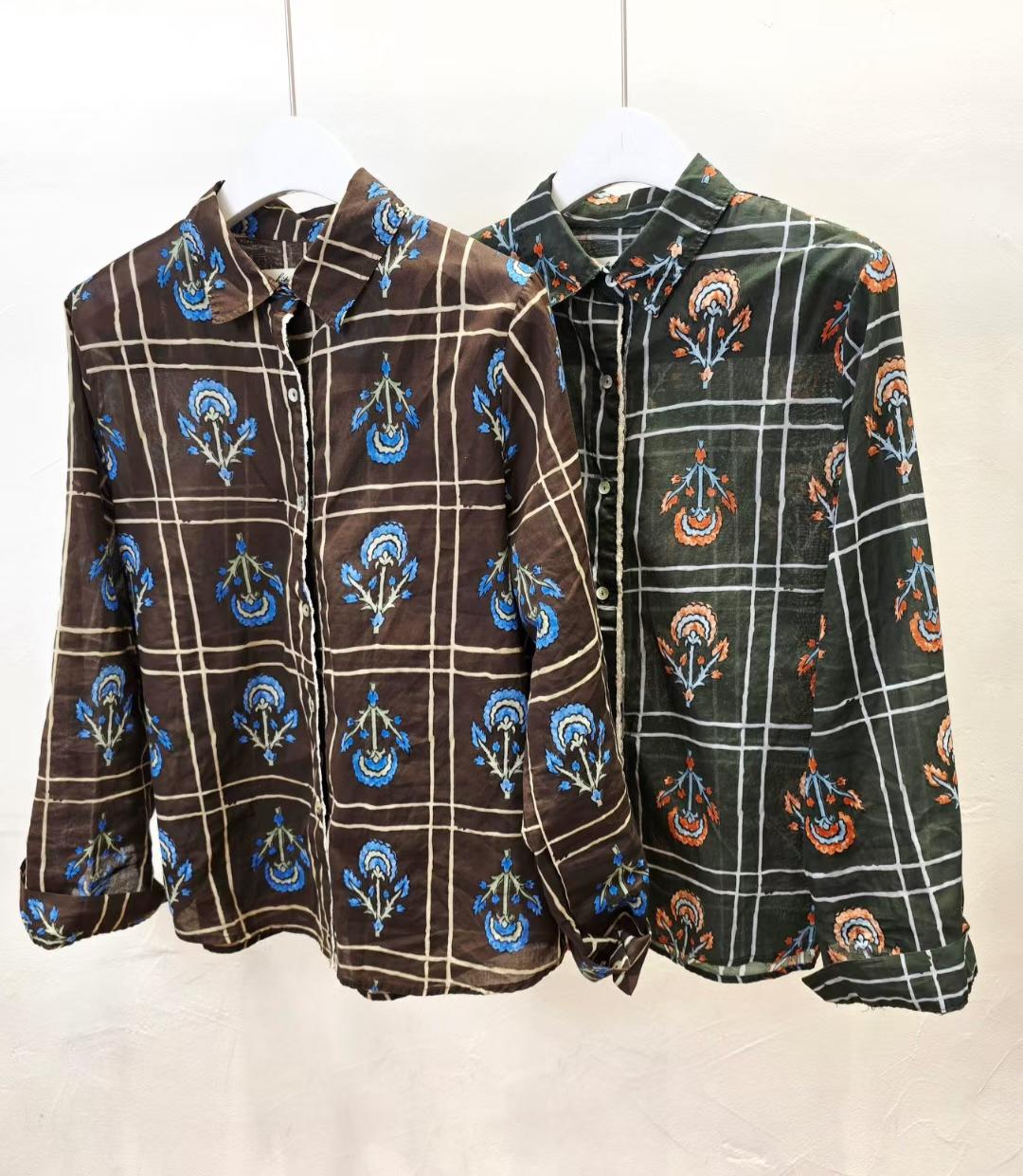 韓國直送Antique Flora Shirt
