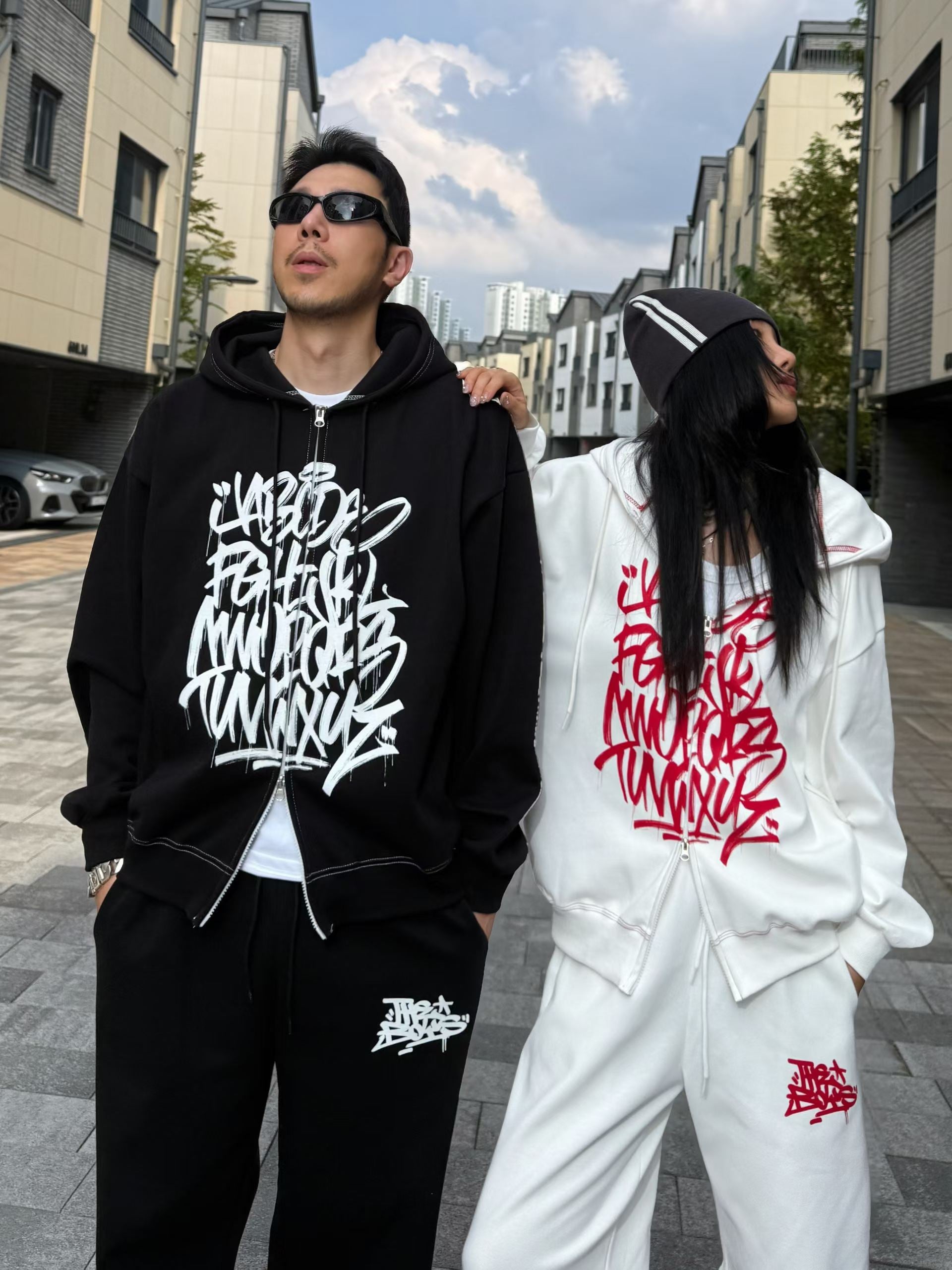 韓國直送PLUS 82 HIYA Vibe Graffiti Jacket / Pants