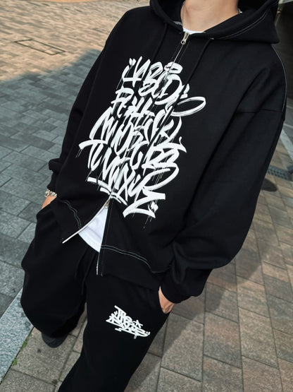 韓國直送PLUS 82 HIYA Vibe Graffiti Jacket / Pants