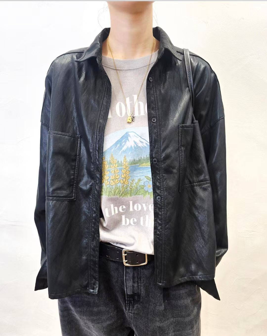 韓國直送Urban Leather Jacket