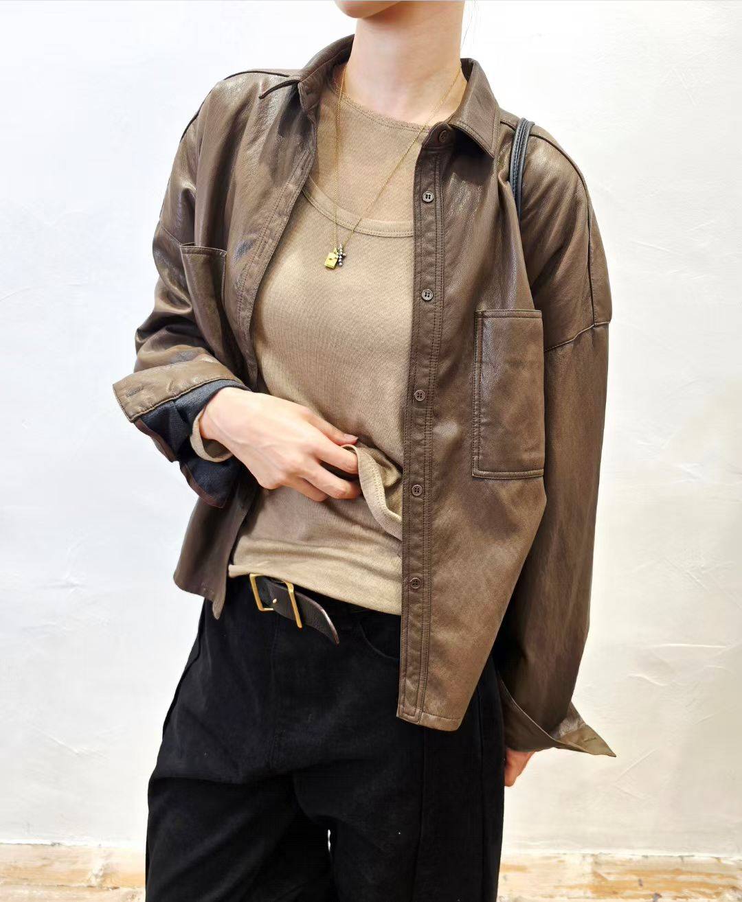 韓國直送Urban Leather Jacket