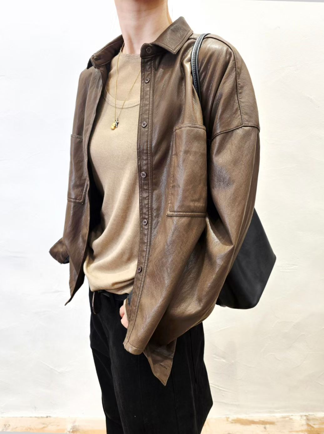 韓國直送Urban Leather Jacket