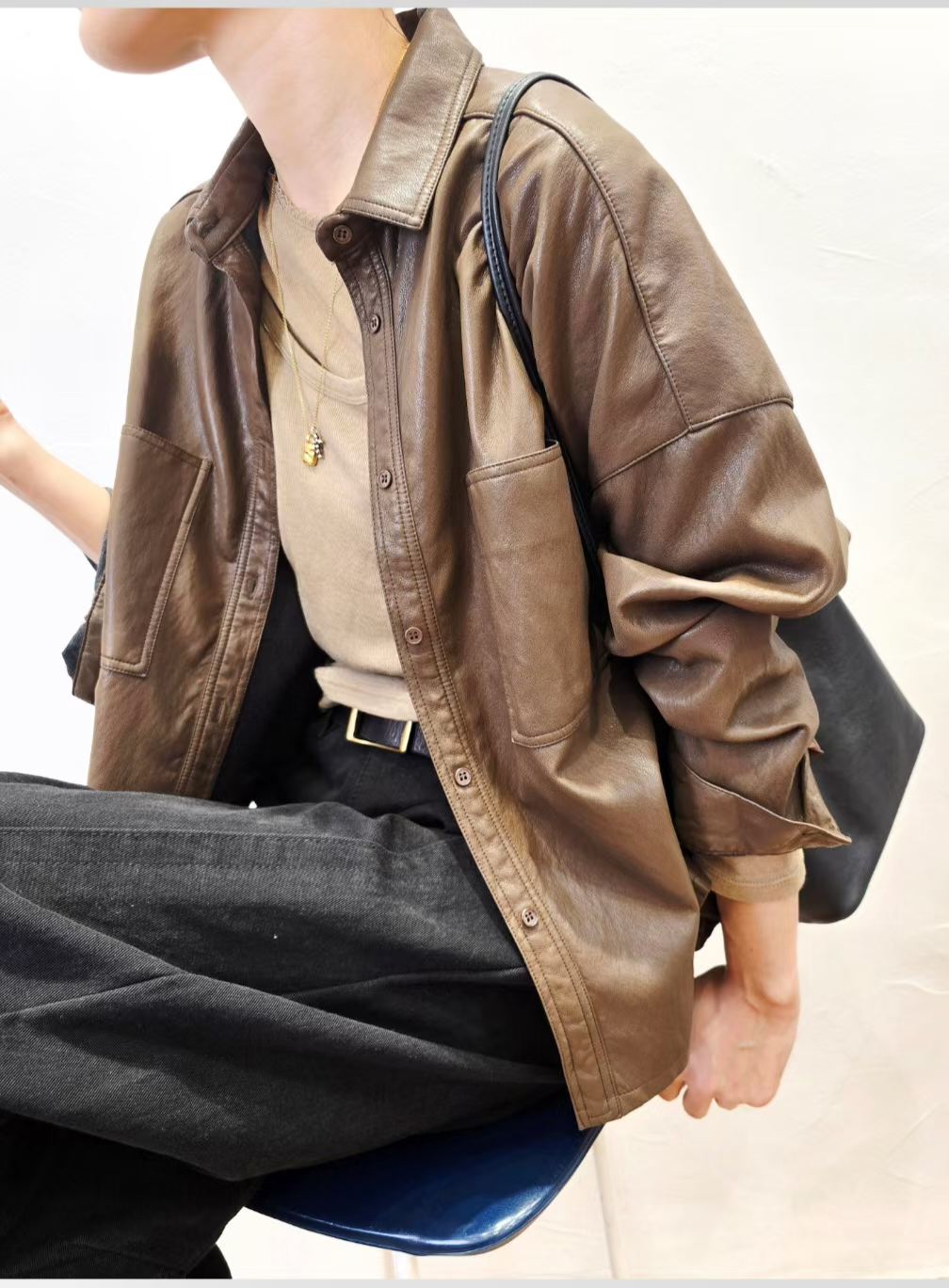 韓國直送Urban Leather Jacket