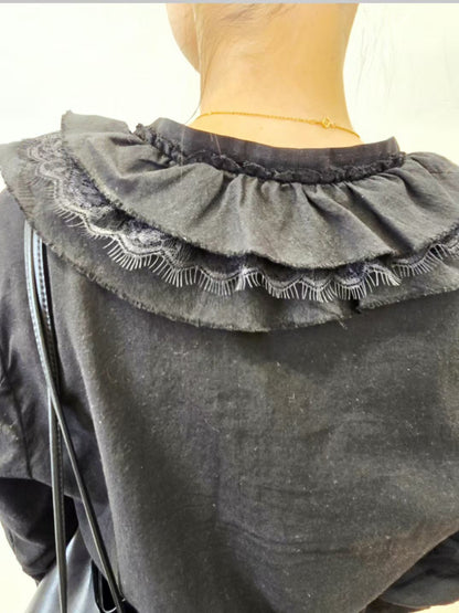 Korea Direct Ruffle Lace Shirt