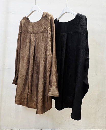 Korean direct delivery Satin Crinkle Top
