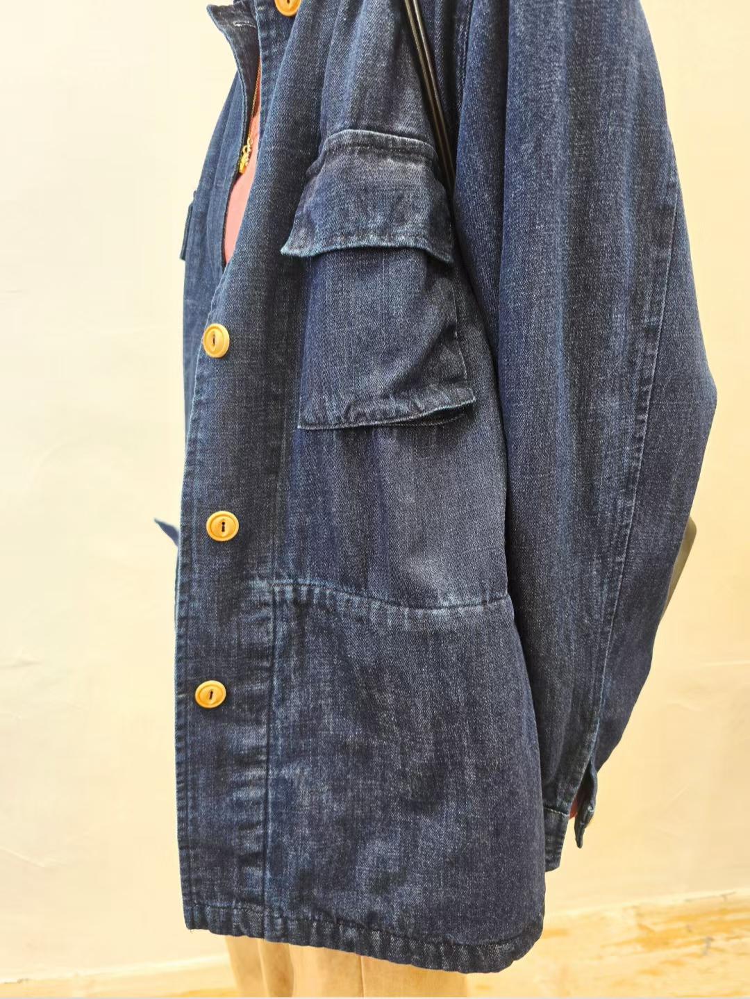 韓國直送Austin Washed Denim Chore Jacket