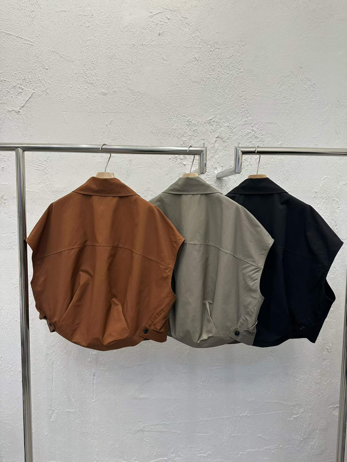Amber Cap-Sleeve Utility Jacket - Direct from Korea