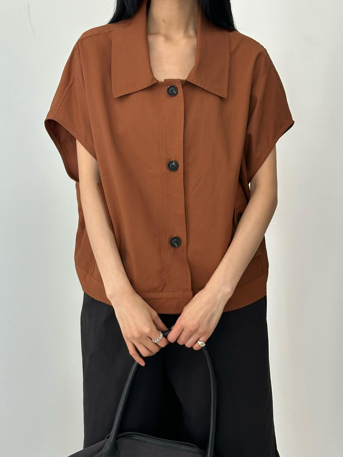 Amber Cap-Sleeve Utility Jacket - Direct from Korea