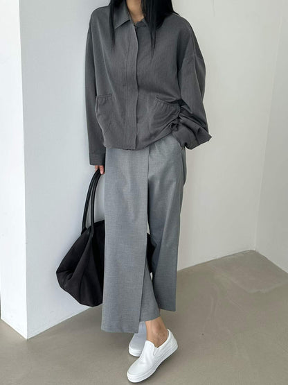 韓國直送Asymmetric Wrap Pants