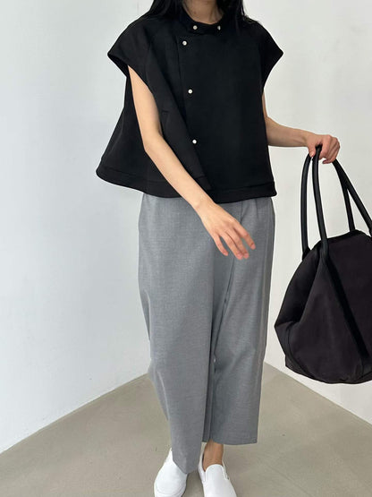 韓國直送Suede Cape Vest
