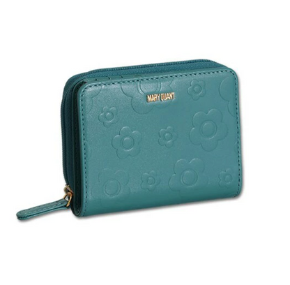Direct from Japan Mary Quant Daisy Embossed Float Wallet