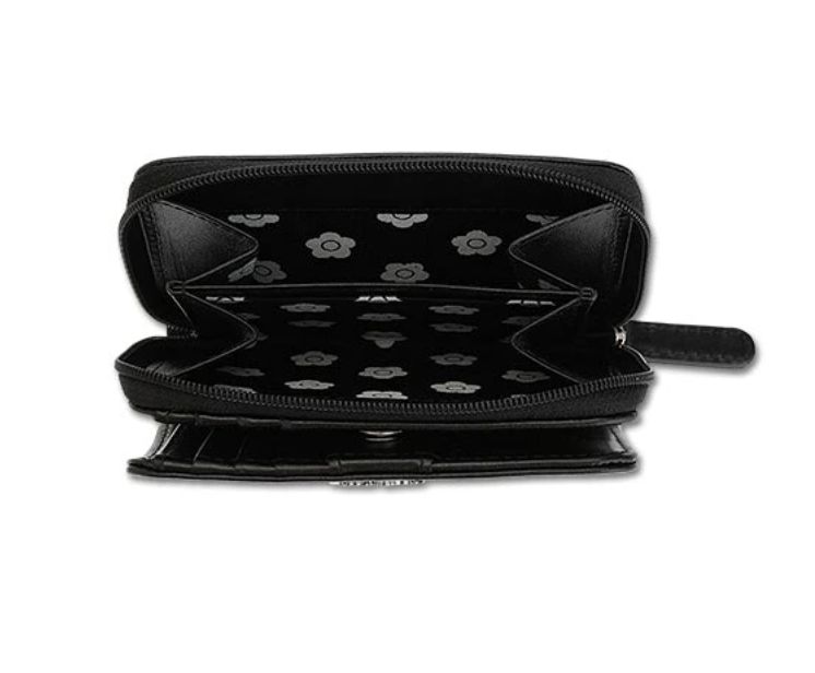 Direct from Japan Mary Quant Daisy Embossed Float Wallet