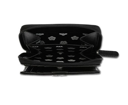 Direct from Japan Mary Quant Daisy Embossed Float Wallet