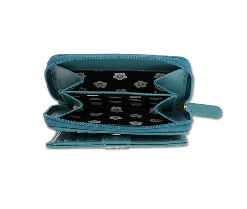 Direct from Japan Mary Quant Daisy Embossed Float Wallet