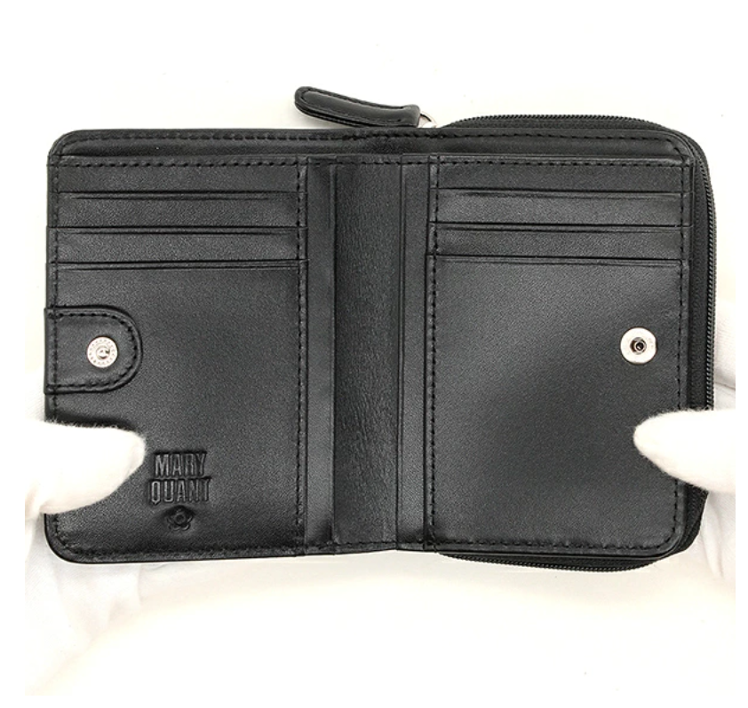 Direct from Japan Mary Quant Daisy Embossed Float Wallet