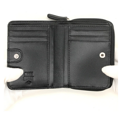 Direct from Japan Mary Quant Daisy Embossed Float Wallet