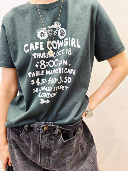 Korean Direct Delivery Biker Cafe Tee