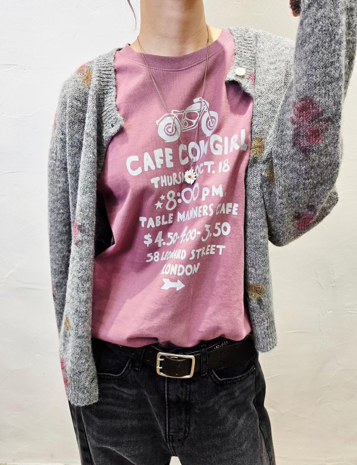 Korean Direct Delivery Biker Cafe Tee