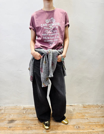 Korean Direct Delivery Biker Cafe Tee
