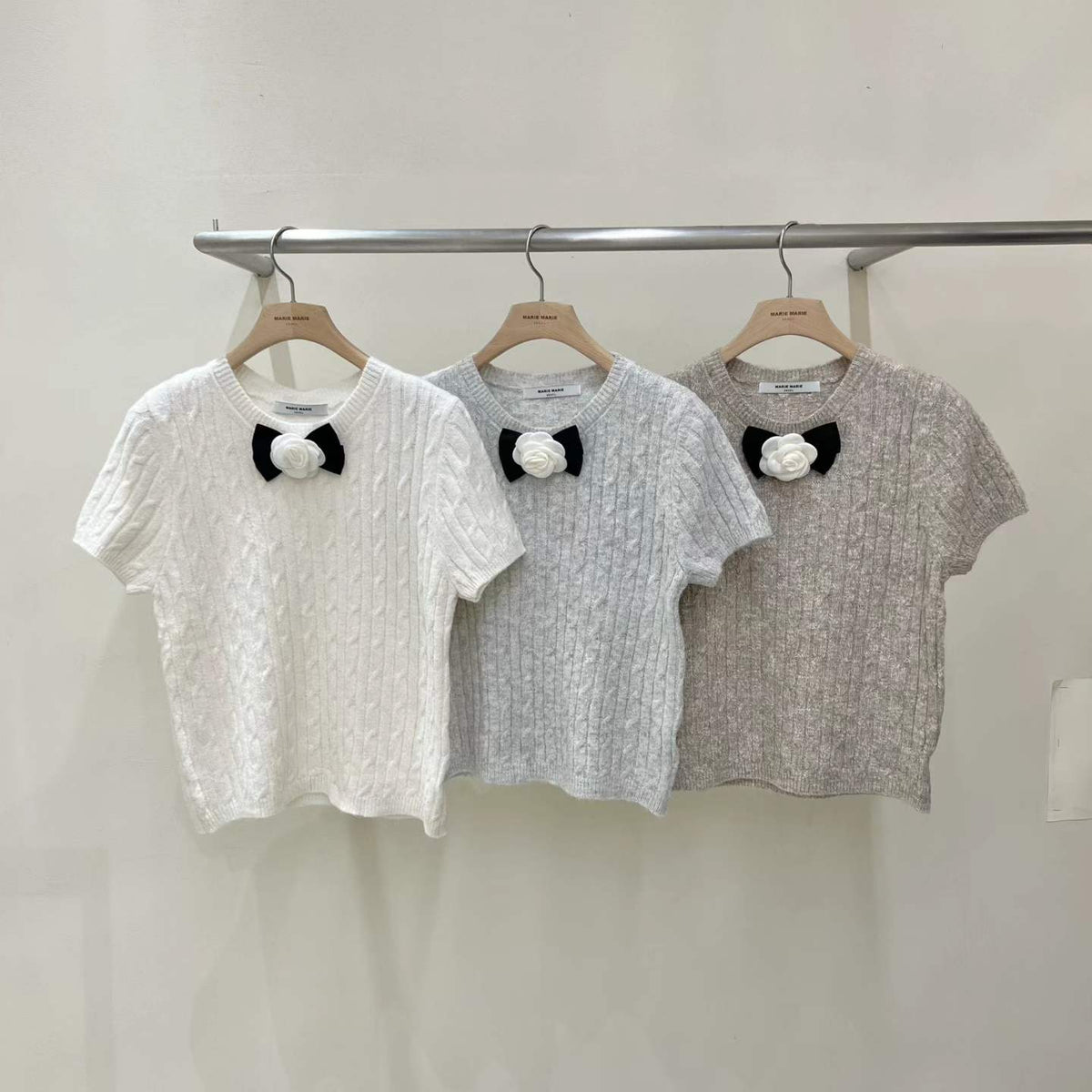 韓國直送Camellia Cable Knit