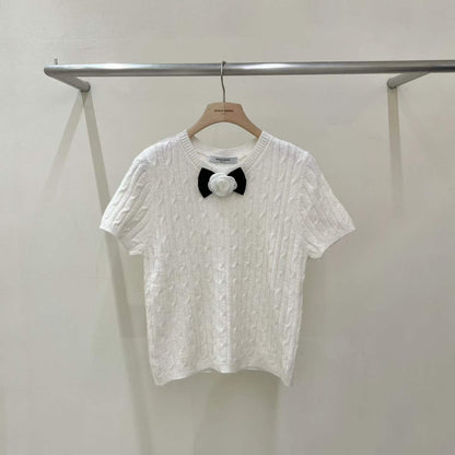 韓國直送Camellia Cable Knit