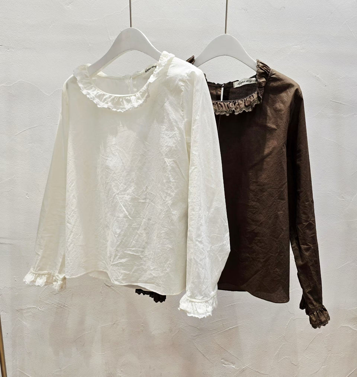 Direct from Korea Ruffle Neck Blouse