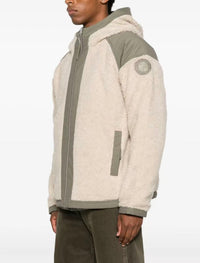 CANADA GOOSE Alberni Reversible Fleece Bomber - HLY & CHOCCICO
