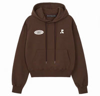 RR 22 Logo Cropped Hoodie - HLY & CHOCCICO