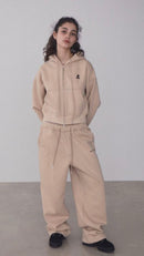 RR Stitch Cropped Hood Zip up - HLY & CHOCCICO