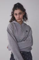 RR Stitch Cropped Hood Zip up - HLY & CHOCCICO