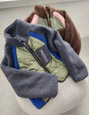 韓國直送Quilted Sherpa Zip Jacket - HLY & CHOCCICO