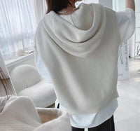 韓國直送Stylish Hooded Knit Top - HLY & CHOCCICO
