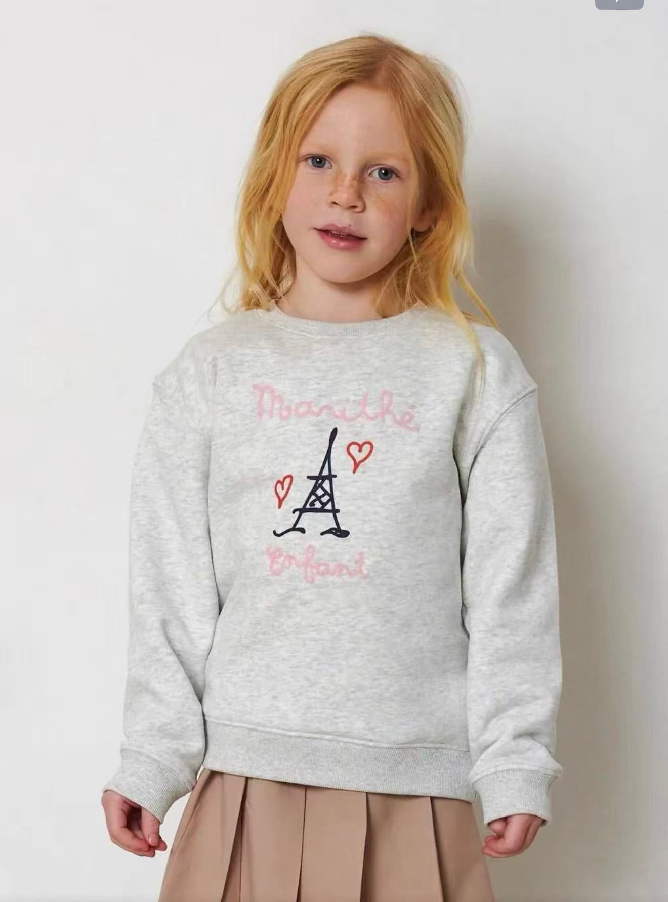 MFG Kids Letter Sweat - HLY &amp; CHOCCICO