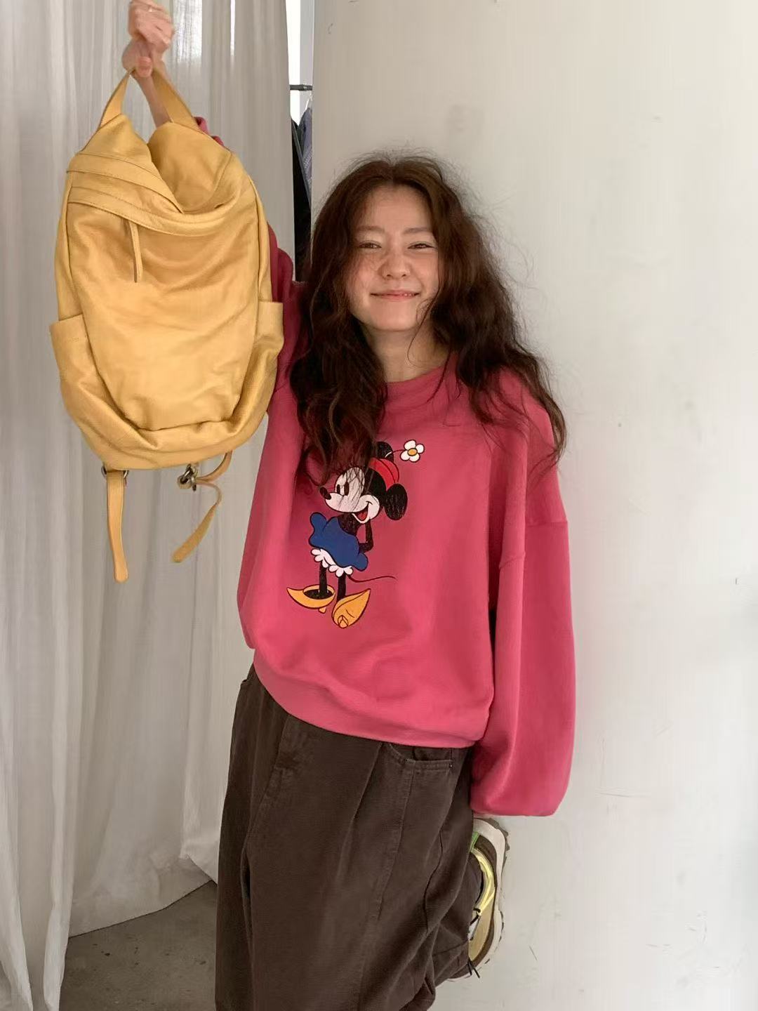 韓國直送Disney Floral Sweatshirt