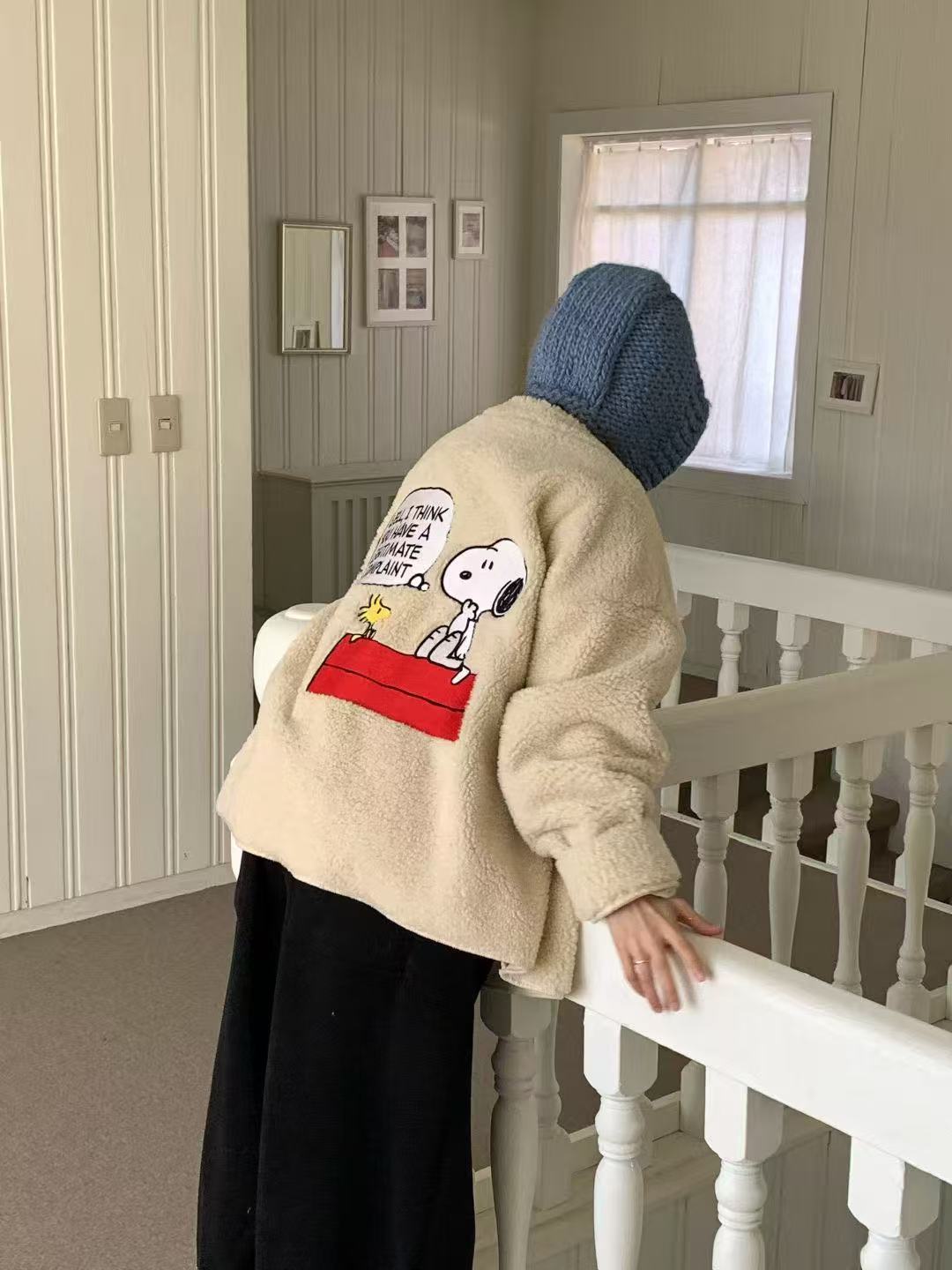 韓國直送Snoopy  Fleece Jacket - HLY &amp; CHOCCICO
