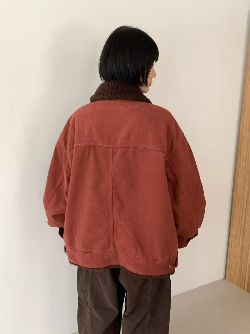 韓國直送Cozy Sherpa-Lined Jacket - HLY &amp; CHOCCICO